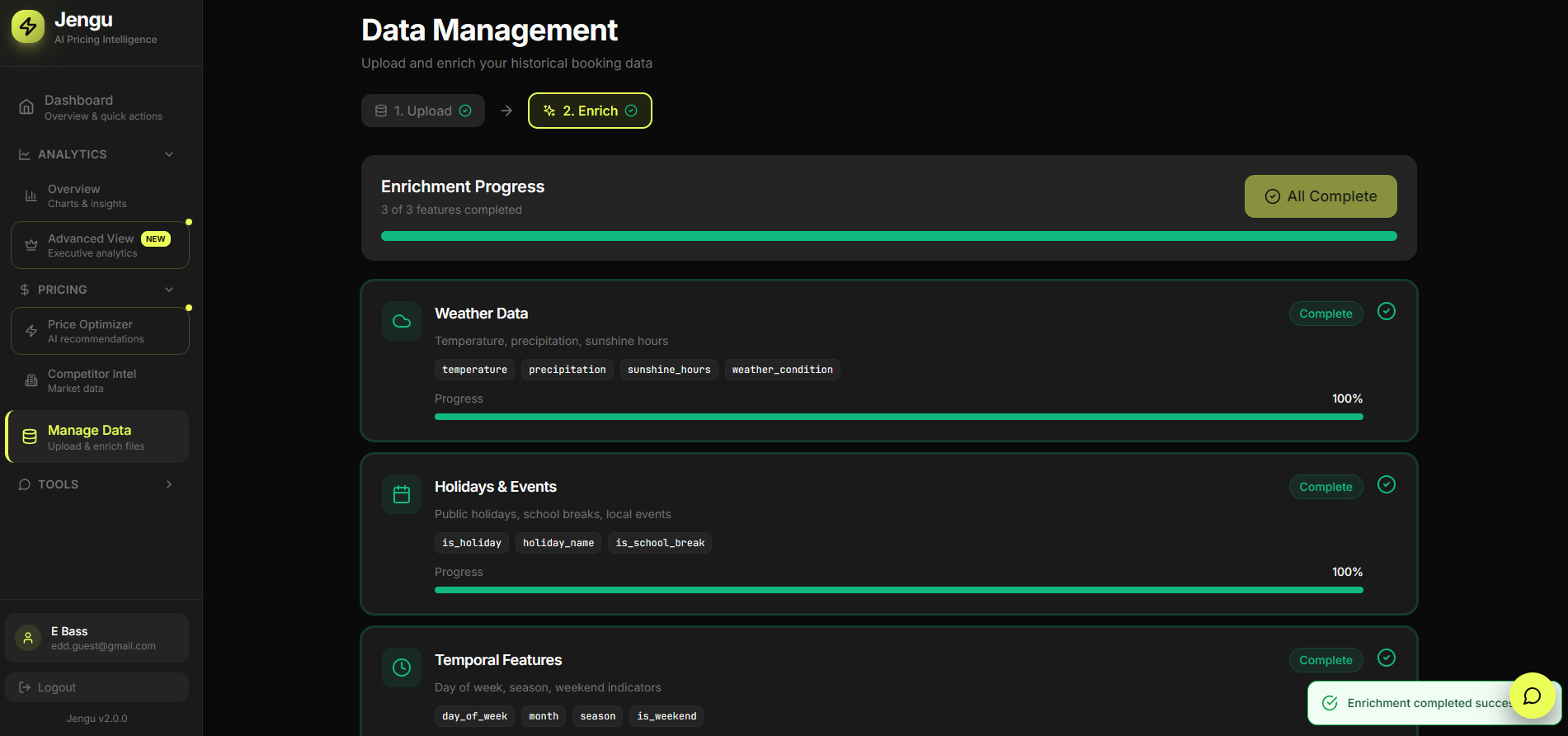 Connect PMS and Upload Historical Data